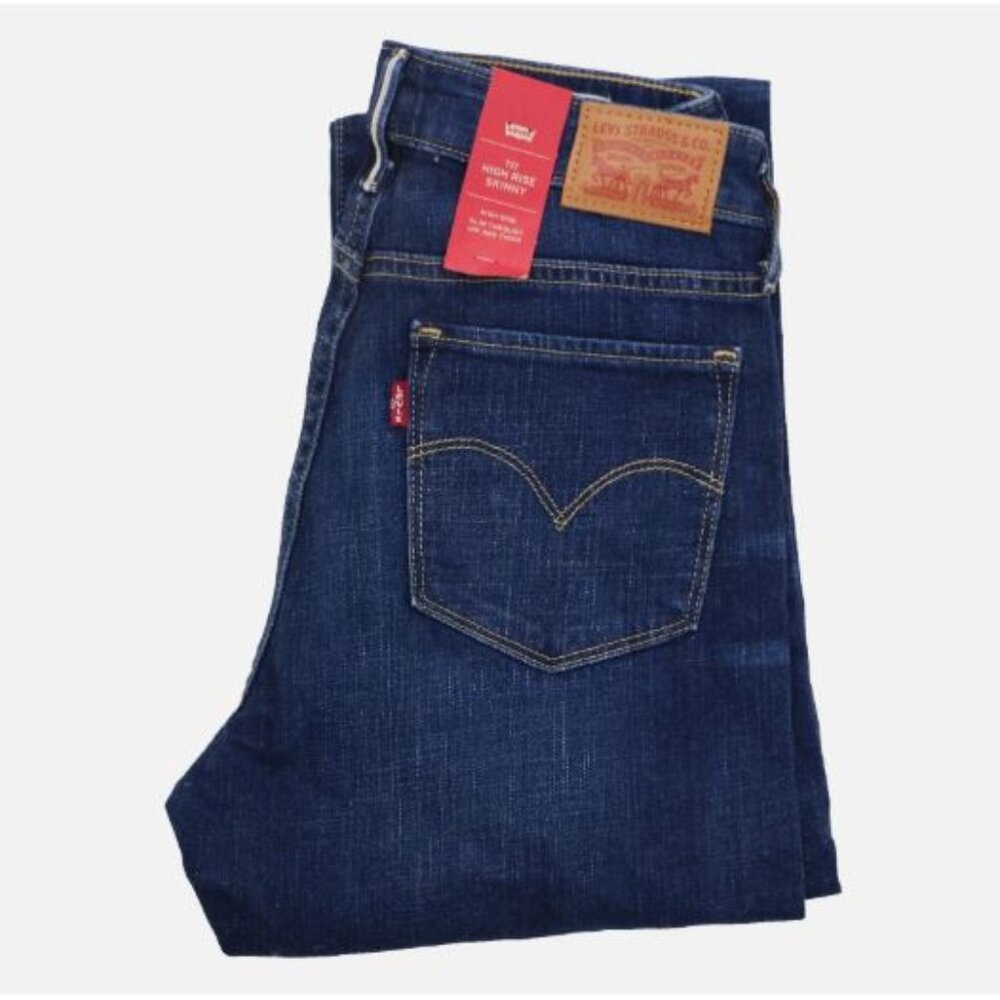 Levi's 721 Size W28 L30 High Rise Skinny Japanese Selvedge Denim Women's Jeans